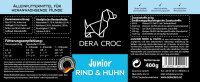 DERA CROC Dose PREMIUM Rind & Huhn Welpe pur