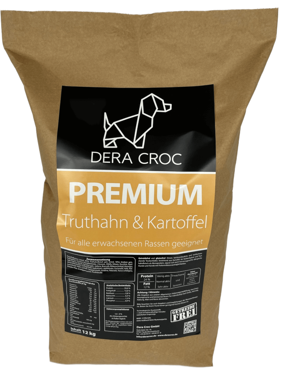 PREMIUM Truthahn &amp; Kartoffel getreidefrei | DERA CROC, 27,90