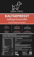 Kaltgepresst Geflügel & Kartoffel - 2 x 7 kg | DERA CROC