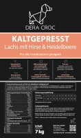 Kaltgepresst Lachs mit Hirse & Heidelbeere | DERA CROC