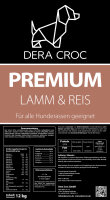 DERA CROC PREMIUM Lamm & Reis 15kg (Sensitiv)