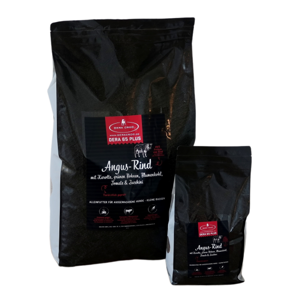 DERA CROC 65 Plus Angus Rind für kleine Rassen 12 kg